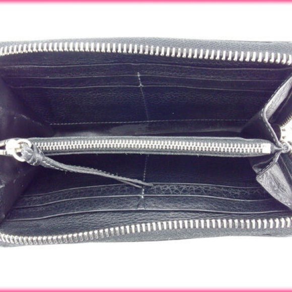 Chloe Wallet Purse Long Wallet Paddington Black Woman Authentic Used - Picture 4 of 5